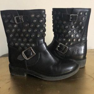 Youth Frye Jenna Short Disc Boots (studded)